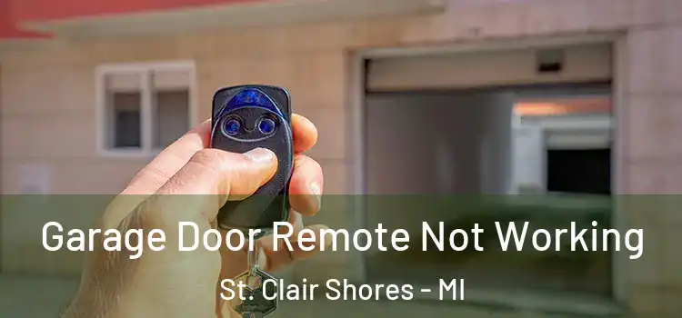 Garage Door Remote Not Working St. Clair Shores - MI