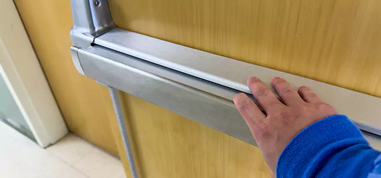 Installing a Push Bar on a Door St. Clair Shores